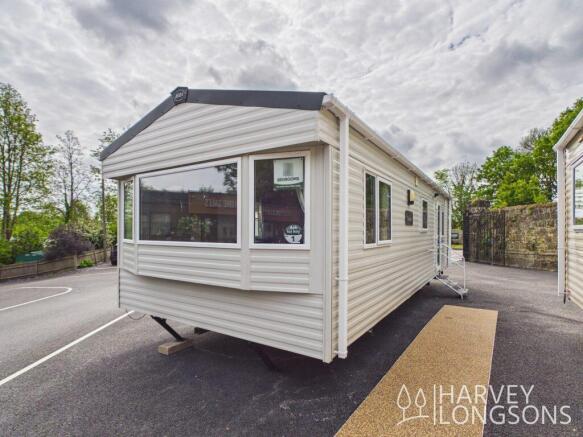 Exterior of the ABI Trieste Holiday Caravan at Bea