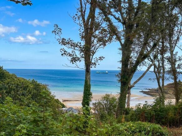 View To Maenporth Beach