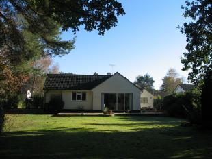 Rear of property