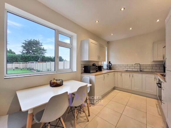 Refitted kitchen dining room