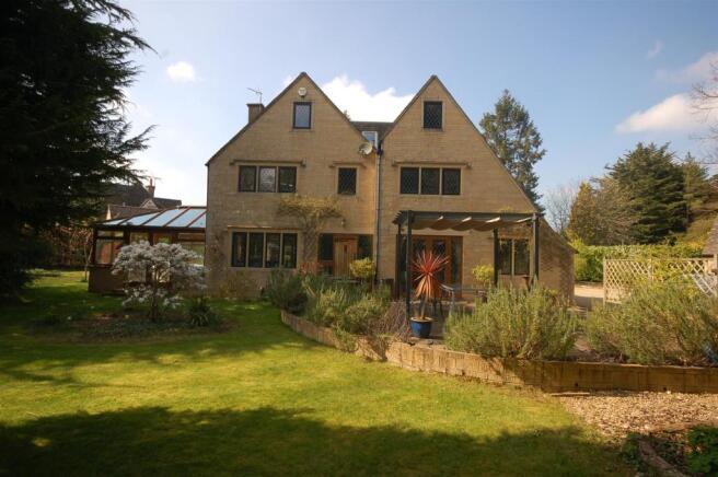 Rear of property