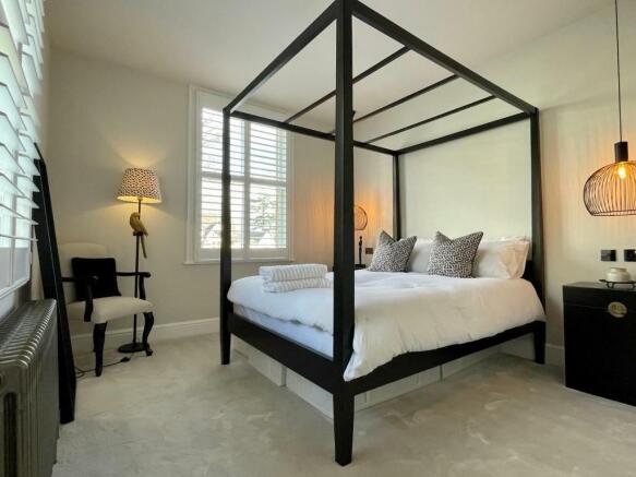 Bedroom 2 with hill views