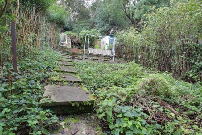 Part of the back garden