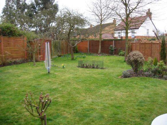 Rear garden