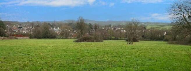 View south across the site