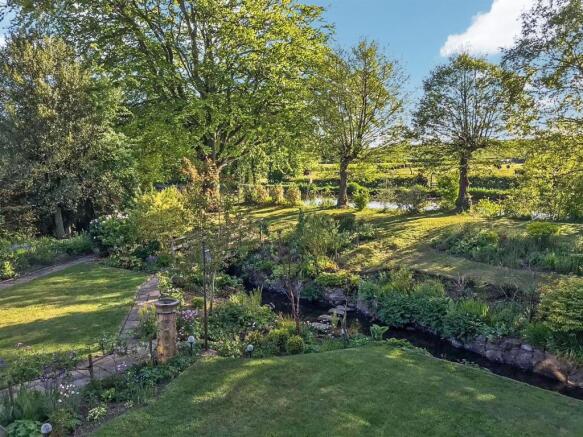 Garden view from conservatory