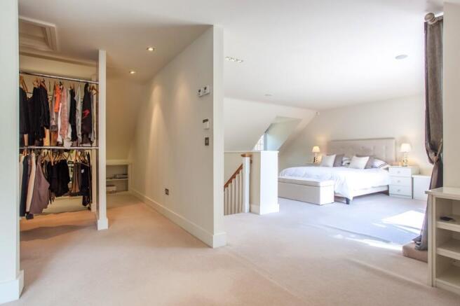 Master bedroom suite
