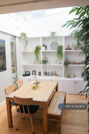 Dining Area With Skylight