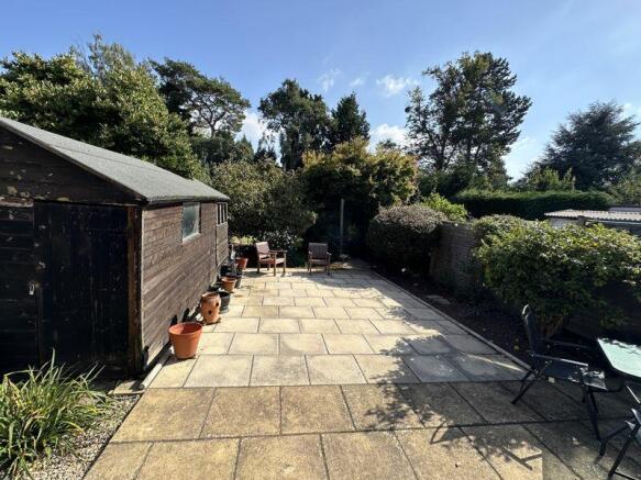 Rear patio
