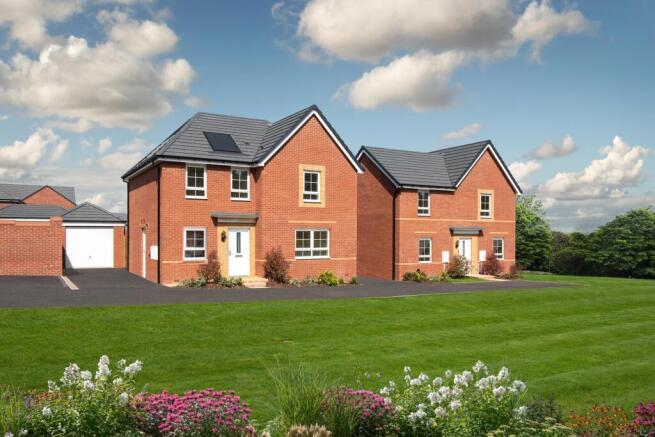 Exterior view of our 4 bed Rowan and Allerthorpe homes