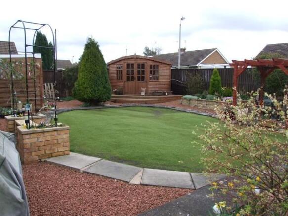 Rear garden