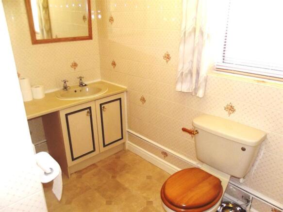 Bathroom with vanity unit