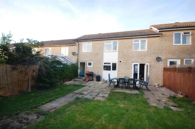Rear of property