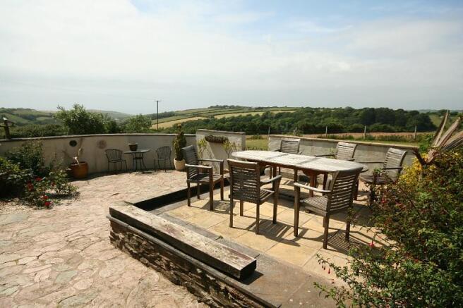 Patio and view