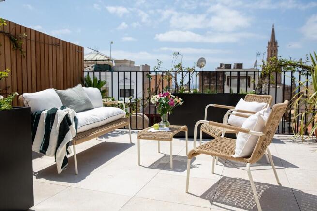 Terrace sitting area