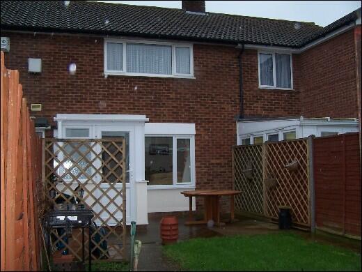 Rear of house