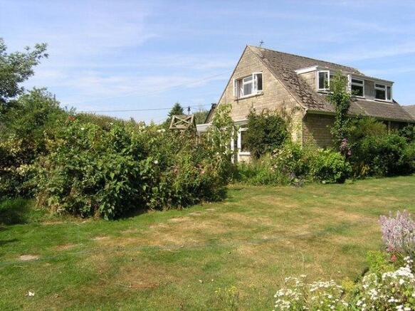 Rear house and garden