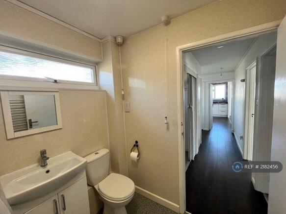 Bathroom Looking Up Corridor