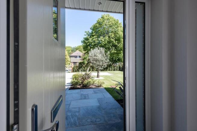 Front door to garden