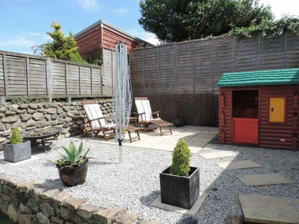 Rear terrace