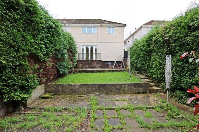 Rear of property