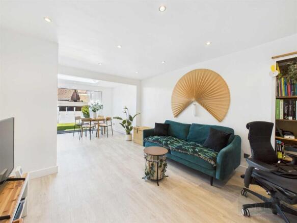 Open plan living kitchen