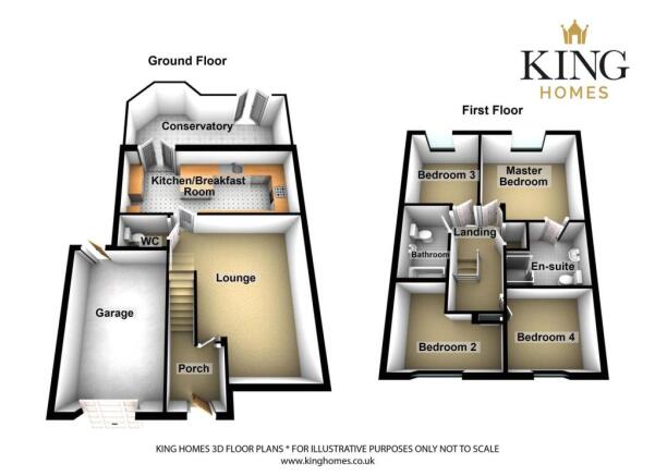 King 3d Floor Plan