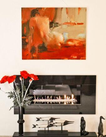 Living room fire