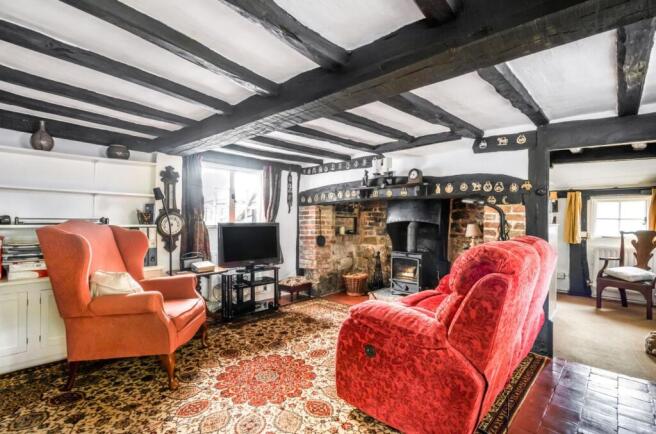 Snug with inglenook feature fireplace