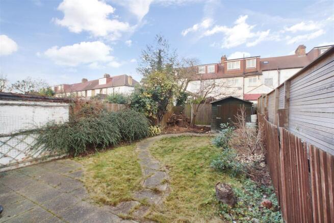 Private rear garden
