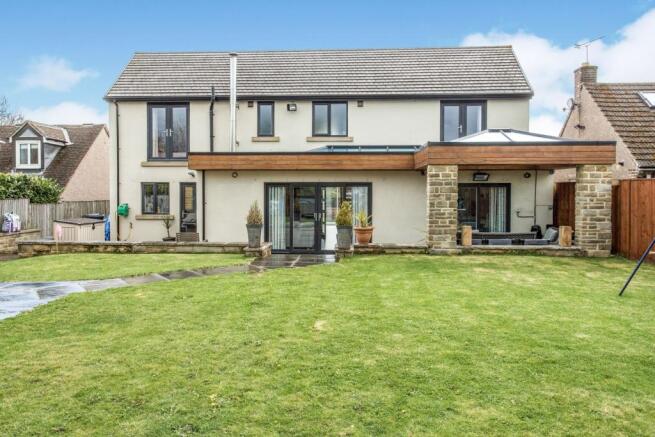 Rear of property