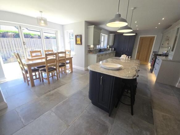 Open Plan Kitchen, Diner And Family Room