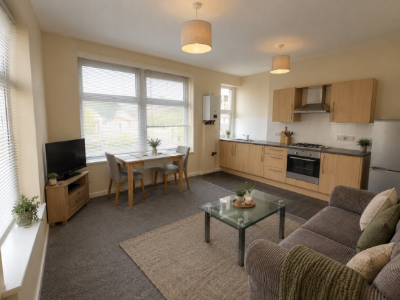 1 bed flat to rent Cavendish Road, Heysham LA3 1T
