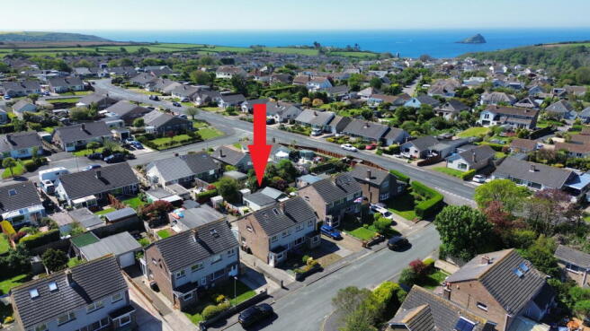 3-bed semi-detached on 10, Barton Close, Wembury, Plymouth., £315,000