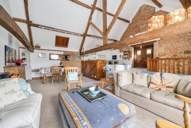 Open-plan first floor living area