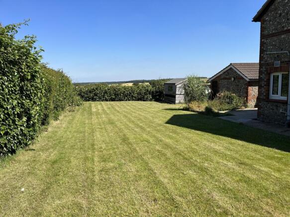 Rear of property