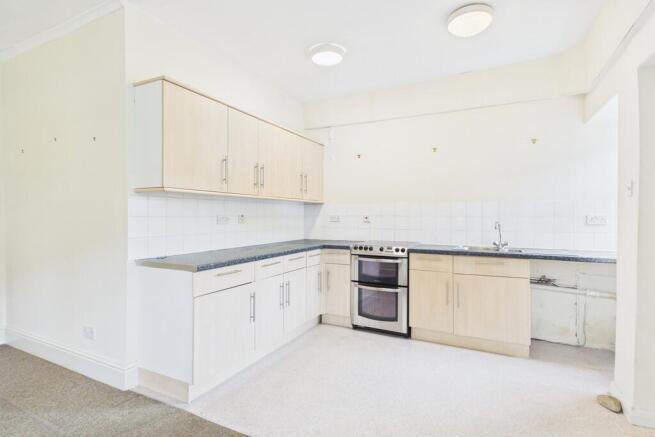 Open plan kitchen...