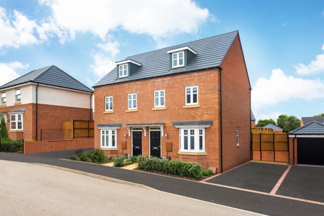 External view of the three bedroom Kennett