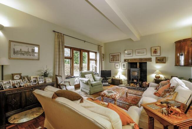 Sitting Room with Woodburner