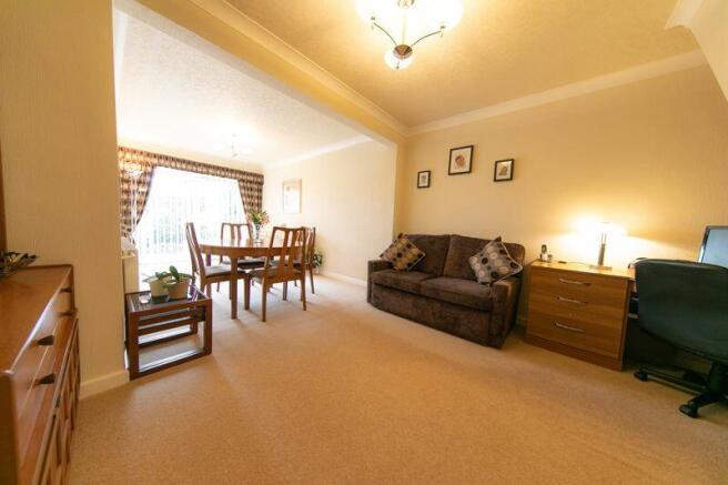 Rear living and dining space
