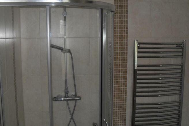 Shower and towel...