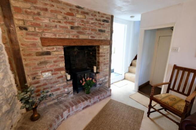 Big open fire place