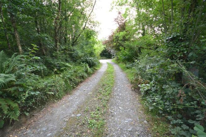 Part of the lane to property
