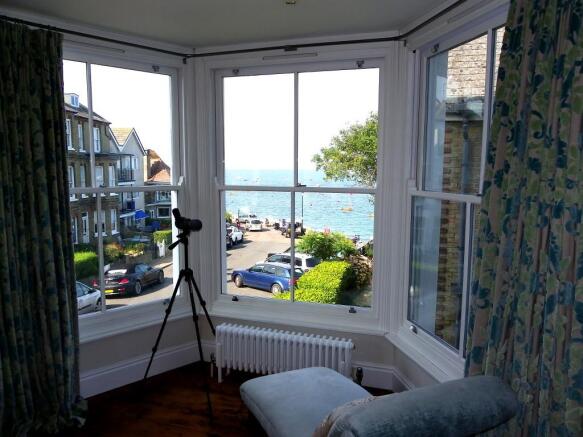Sea view from lounge