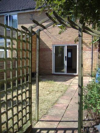 Rear garden and...