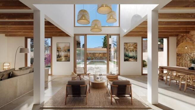 living-dining room (