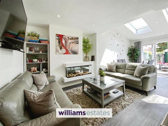 open plan sitting room