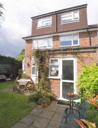 Rear of house