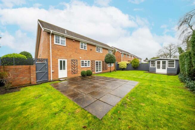 Private gardens to rear