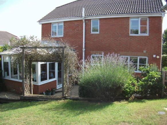 Rear of property
